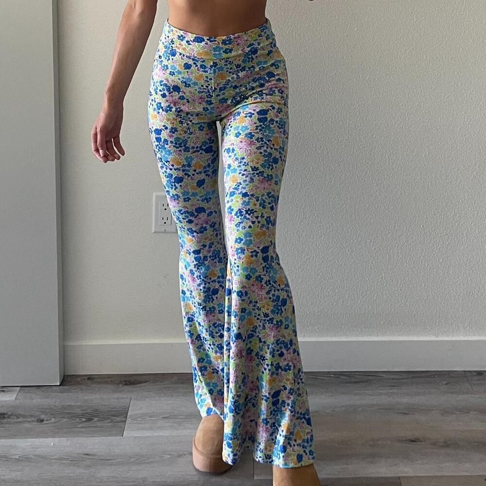 Multicolor Printed Pants